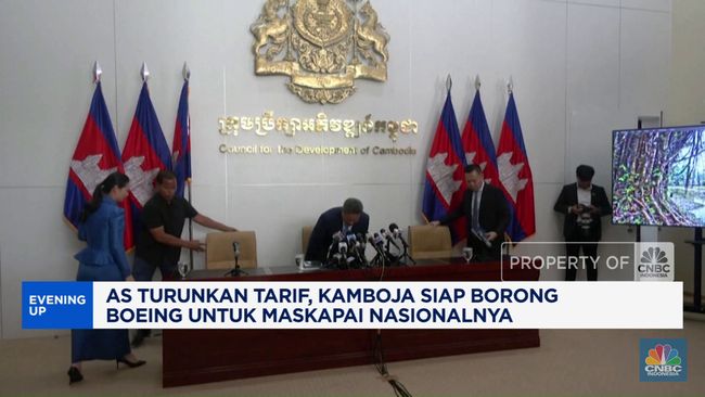 Video: AS Turunkan Tarif, Kamboja Siap Borong Boeing
