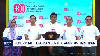 Video: Pemerintah Tetapkan 18 Agustus Hari Libur