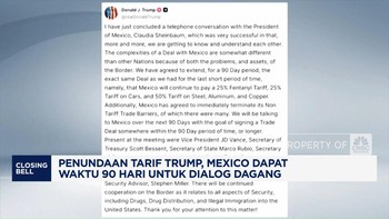 Video: Trump Tunda Tarif, Meksiko Diberi 90 Hari Negosiasi