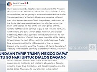 Video: Trump Tunda Tarif, Meksiko Diberi 90 Hari Negosiasi