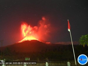 Gunung Lewotobi Laki-laki Erupsi, Waspada Potensi Banjir Lahar