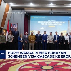 Video: Hore! Warga RI Bisa Gunakan Schengen VISA Cascade ke Eropa