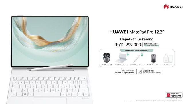 HUAWEI MatePad Pro 12.12, Mudah Akses Aplikasi yang Berbasis Google