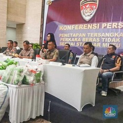 Direktur Utama-2 Pejabat PT FS Tersangka Kecurangan Beras Bohong Label