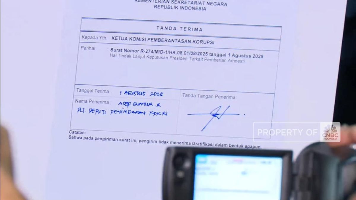 Video: KPK Terima Keppres Amnesti untuk Sekjen PDIP Hasto Kristiyanto