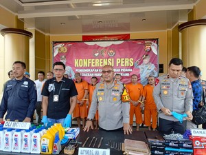 Polisi Tangkap Sindikat Curanmor Spesialis Showroom di Jakarta-Jabar-Banten