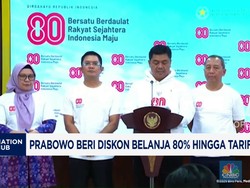 Video: Prabowo Beri Diskon Belanja 80% Hingga Tarif Khusus Rp80