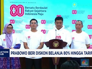 Video: Prabowo Beri Diskon Belanja 80% Hingga Tarif Khusus Rp80