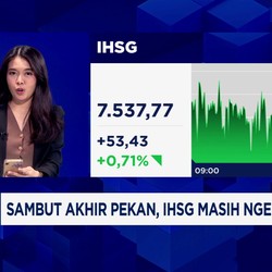 Video: Sambut Akhir Pekan, IHSG Ditutup Menguat ke Level 7.537