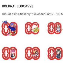 Link Download Stiker WhatsApp dan Logo Resmi HUT ke-80 RI