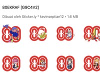 Link Download Stiker WhatsApp dan Logo Resmi HUT ke-80 RI