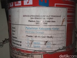 Waduh! APAR di Kantor Kecamatan Delanggu yang Terbakar Diduga Expired