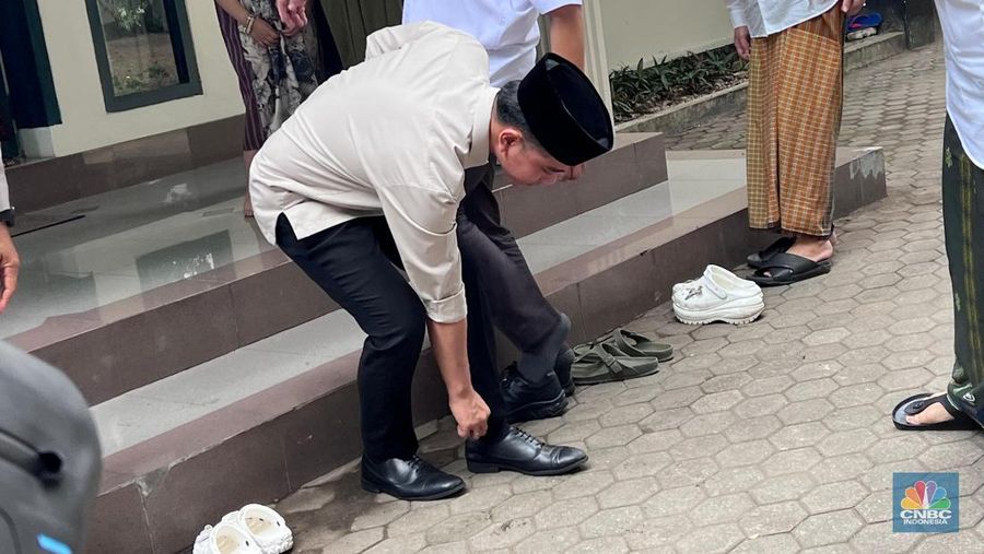 Wapres Gibran Rakabuming melakukan kunjungan kerja di Lombok, NTB, Jumat (1/8/2025). (CNBC Indonesia/Halimatus Sa’diyah)