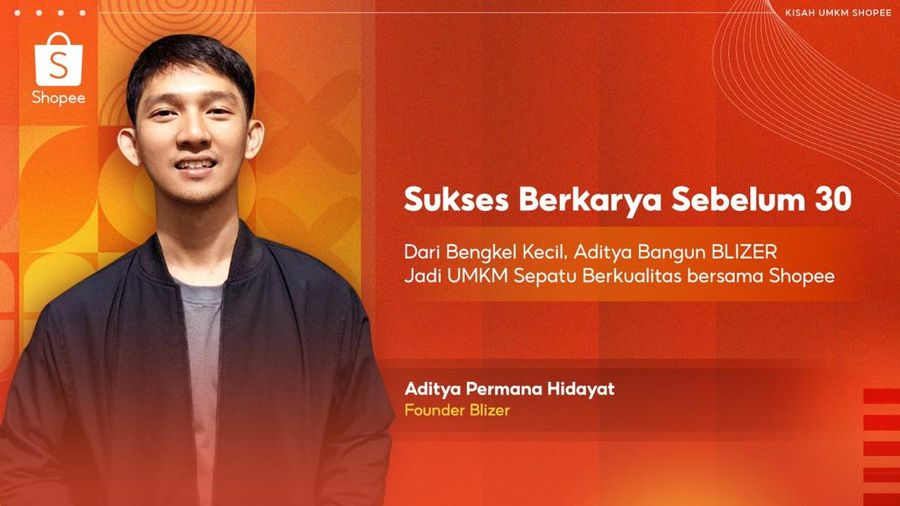 Aditya Permana Hidayat, yang mendirikan BLIZER di usia 24 tahun