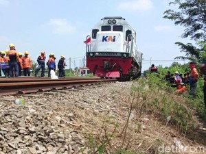 2 Lajur di Titik KA Argo Bromo Anjlok Mulai Dibuka, Kecepatan Dibatasi