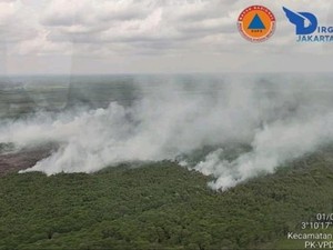 Karhutla di Muara Enim Semakin Meluas, Kini Capai 8 Hektare