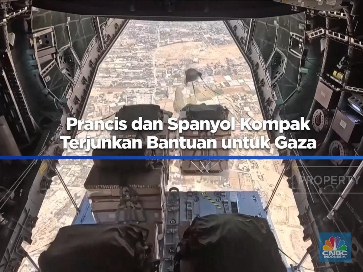 Negara Eropa Kirim Bantuan Kemanusiaan Udara ke Wilayah Gaza yang Terisolasi