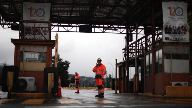 Gempa Runtuhkan Tambang Tembaga, Dua Pekerja Tewas