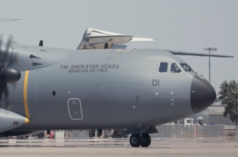 Pesawat Airbus A400M. Pesawat Airbus A400M. (Tangkapan Layar Youtube/Airbus Defence and Space)