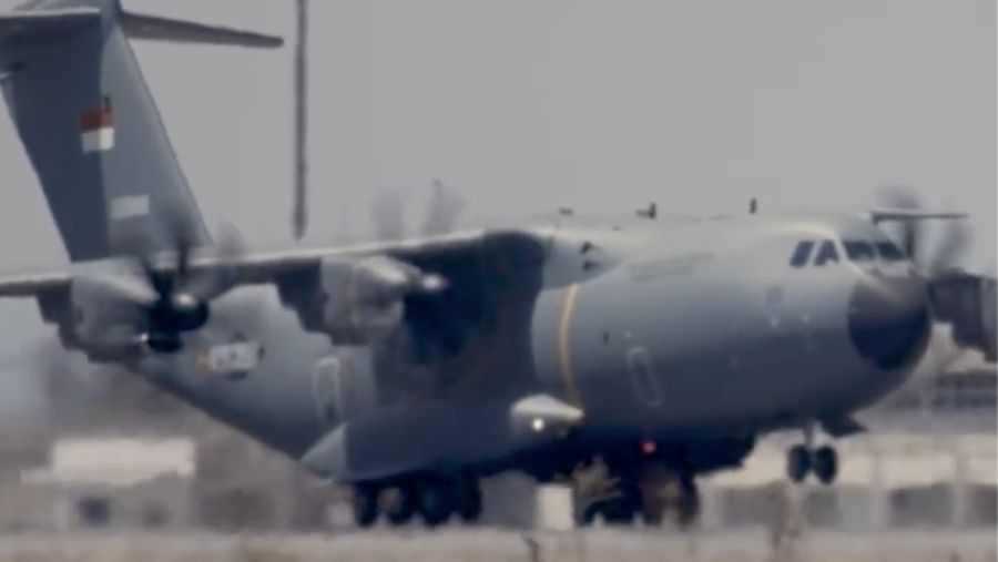 Pesawat Airbus A400M. (Tangkapan Layar Youtube/Airbus Defence and Space)