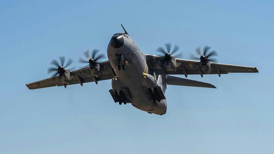 Pesawat Airbus A400M. (Tangkapan Layar Youtube/Airbus Defence and Space)
