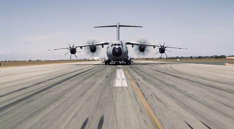 Pesawat Airbus A400M. Pesawat Airbus A400M. (Tangkapan Layar Youtube/Airbus Defence and Space)