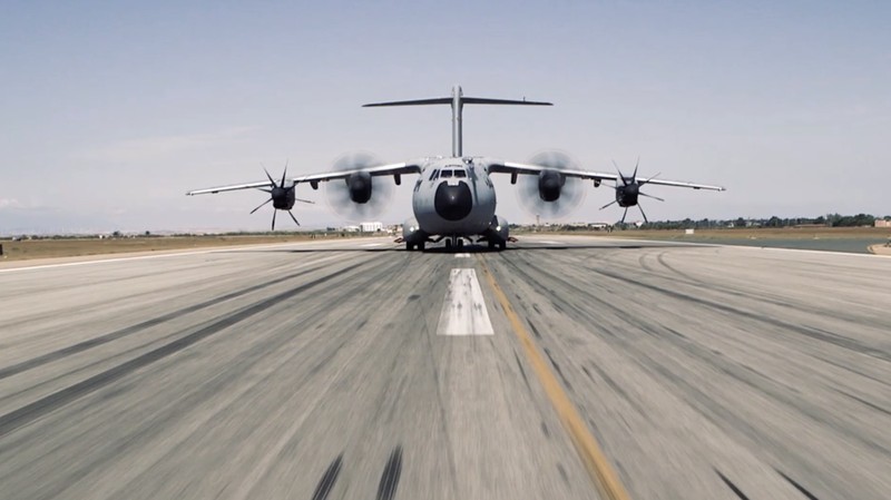 Pesawat Airbus A400M. (Tangkapan Layar Youtube/Airbus Defence and Space)