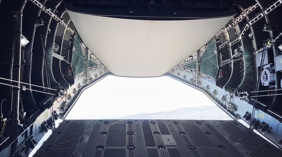 Pesawat Airbus A400M. (Tangkapan Layar Youtube/Airbus Defence and Space)
