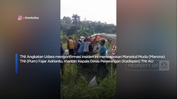 Video: Pesawat Latih Jatuh di Bogor, Mantan Kadispen TNI AU Gugur