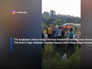 Video: Pesawat Latih Jatuh di Bogor, Mantan Kadispen TNI AU Gugur