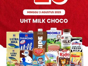 Transmart Diskon Susu UHT hingga 20%, Cuma Hari Ini!