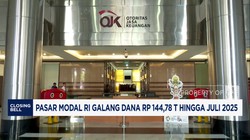 Video: Pasar Modal RI Galang Dana Rp 144,78 T hingga Juli 2025