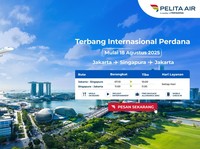Perluas ke Pasar Global, Pelita Air Buka Rute Internasional Perdana