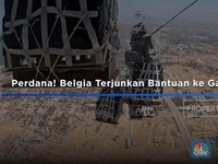Perdana! Belgia Terjunkan Bantuan ke Gaza