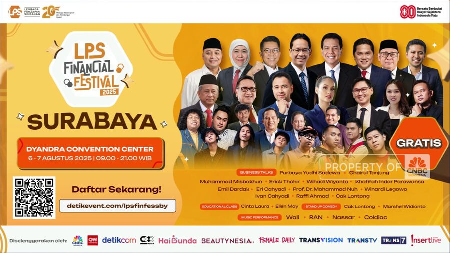 Raffi Ahmad-Erick Thohir Siap Ramaikan LPS Financial Festival 2025