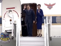 Wow, Raja-Ratu Thailand Nyetir Boeing Sendiri di Kunjungan Kenegaraan