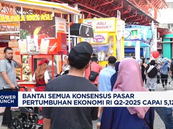 Video: Bantai Semua Konsensus, Ekonomi RI Q2-2025 Tumbuh 5,12% (yoy)