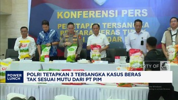 Video: Polri Tetapkan 3 Tersangka Kasus Beras Oplosan Dari PT PIM