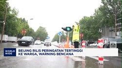 Video: Beijing Rilis Peringatan Tertinggi Ke Warga, Warning Bencana