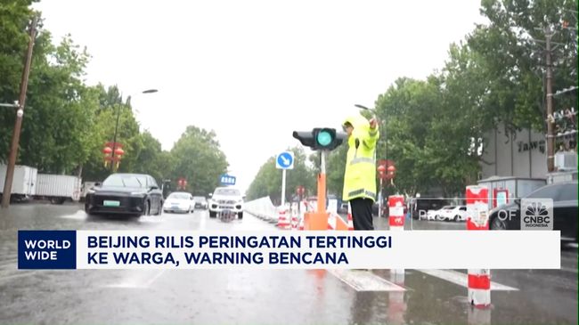Video: Beijing Rilis Peringatan Tertinggi Ke Warga, Warning Bencana