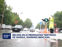 Video: Beijing Rilis Peringatan Tertinggi Ke Warga, Warning Bencana