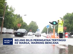 Video: Beijing Rilis Peringatan Tertinggi Ke Warga, Warning Bencana