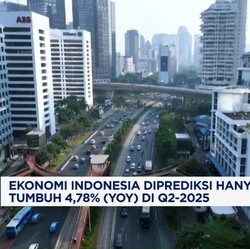 Video: Ekonomi Indonesia Diramal Hanya Tumbuh 4,78% (di Q2-2025
