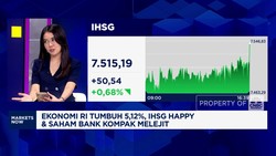 Video: Ekonomi RI Tumbuh 5,12%, IHSG Cerah & Saham Bank Kompak Naik