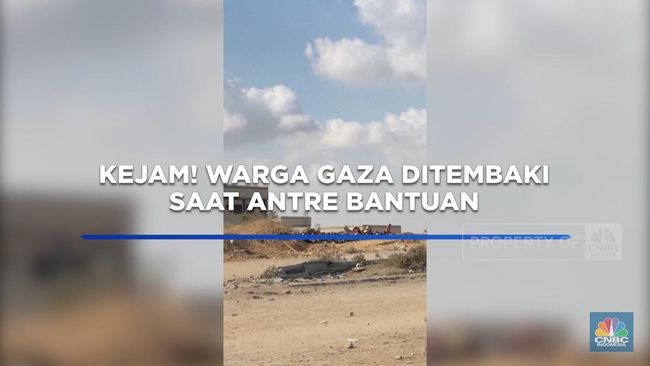 Kejam! Warga Gaza Ditembaki Saat Antre Bantuan