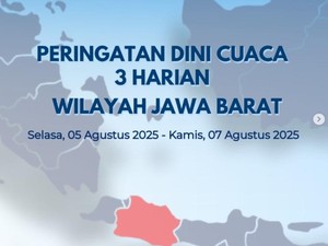 Peringatan Dini Cuaca di Jabar, Ini Daftar Daerah yang Berstatus Waspada!