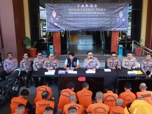 Polresta Samarinda Tangkap 47 Tersangka Kasus Pencurian Selama Juli 2025