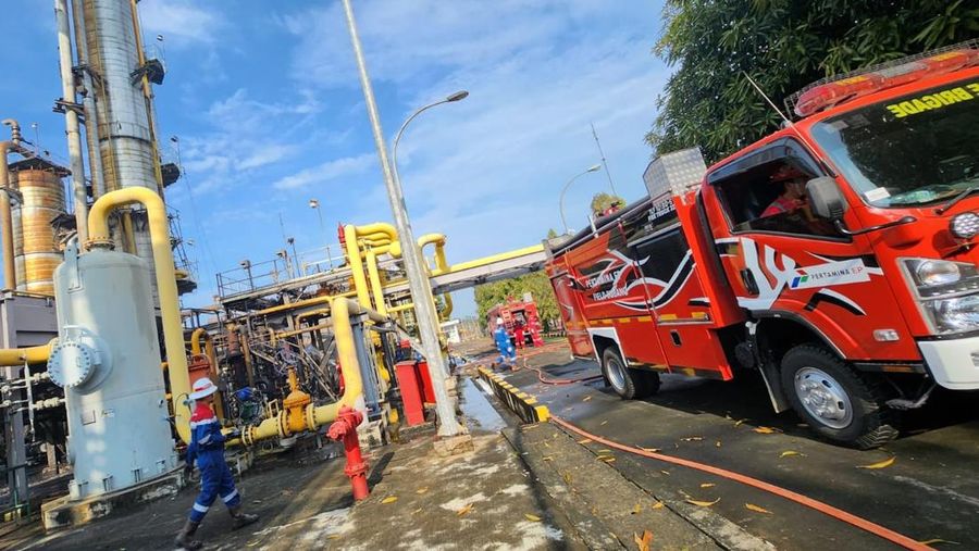 PT Pertamina EP Subang Field mengonfirmasi insiden di Gas line CO2 Removal yang terjadi di Stasiun Pengumpul Subang, Desa Cidahu, Kecamatan Pagaden Barat Kabupaten Subang, Jawa Barat pada Selasa, 5 Agustus 2025, sekitar pukul 04.30 WIB. Doc PT Pertamina EP