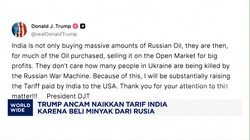Video: Trump Ancam Naikkan Tarif India Karena Beli Minyak dari Rusia
