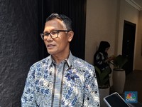Juru Bicara (Jubir) Kemenperin Febri Hendri Antoni Arief. (CNBC Indonesia/
Chandra Dwi Pranata)